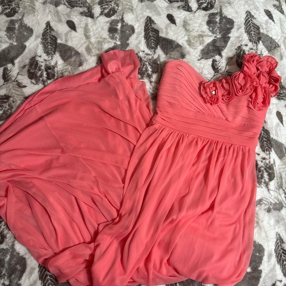 City Triangles Coral Prom Dress